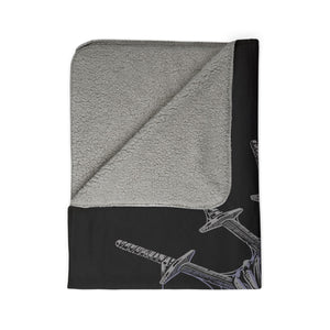 Martyr of Betrayal Fleece Sherpa Blanket