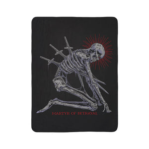 Martyr of Betrayal Fleece Sherpa Blanket