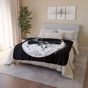 Through the Darkness Fleece Sherpa Blanket