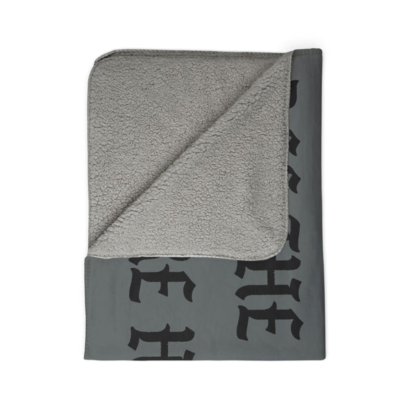 Hell is Empty Fleece Sherpa Blanket - Gray