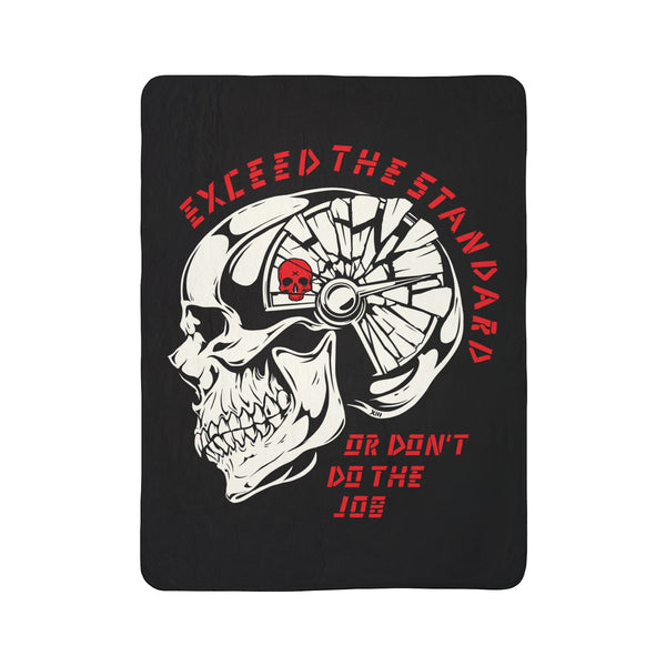 Exceed the Standard Fleece Sherpa Blanket