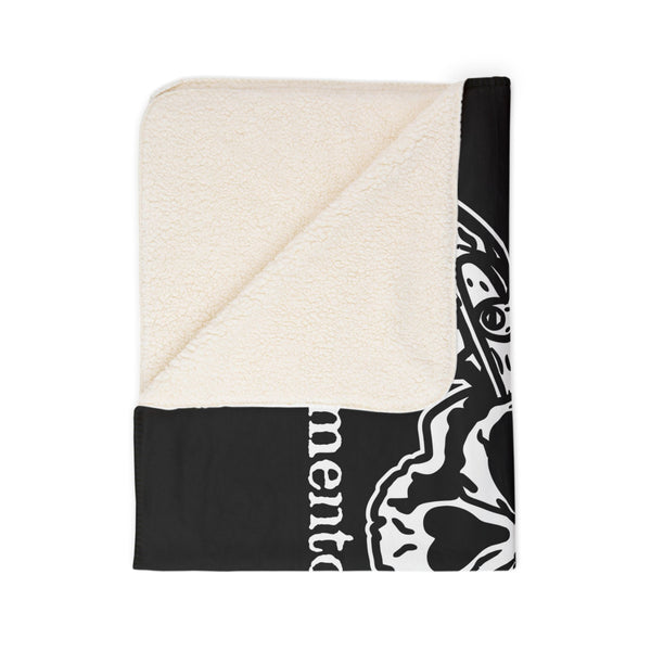 Memento Mori Fleece Sherpa Blanket