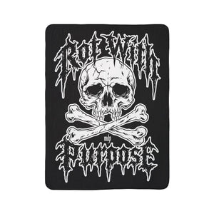 Rot With Purpose Fleece Sherpa Blanket