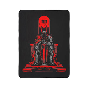 Checkmate Fleece Sherpa Blanket