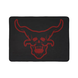 OG Demon Head Fleece Sherpa Blanket - Black