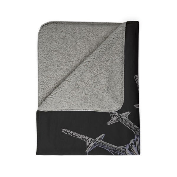 Martyr of Betrayal Fleece Sherpa Blanket