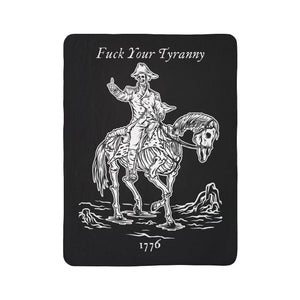 Pissed off Georgie Fleece Sherpa Blanket