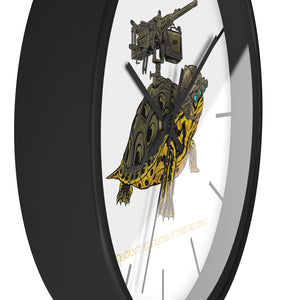 War Turtle Wall Clock