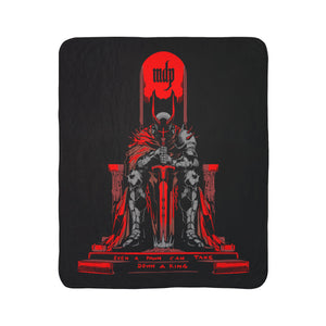 Checkmate Fleece Sherpa Blanket