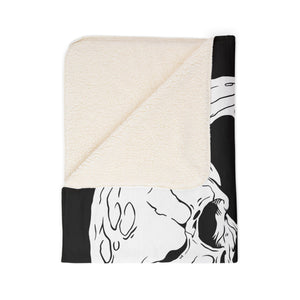 Through the Darkness Fleece Sherpa Blanket