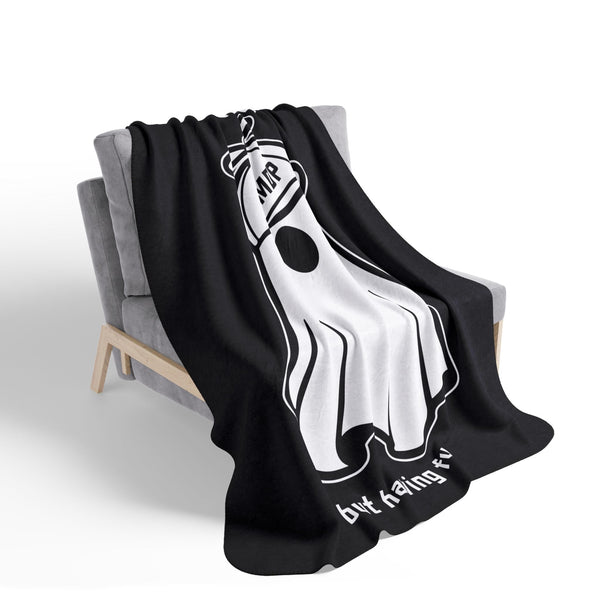 Dead Inside Fleece Sherpa Blanket