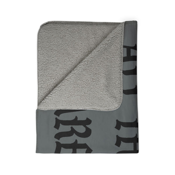 Hell is Empty Fleece Sherpa Blanket - Gray