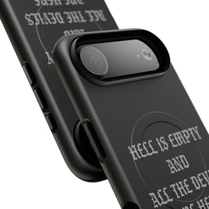 Hell is Empty (Gray) Tough Magnetic Phone Case - iPhone
