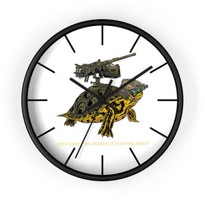 War Turtle Wall Clock