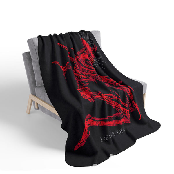 Devil's Due Fleece Sherpa Blanket