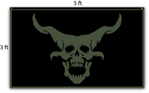 OG Demon Head Flag