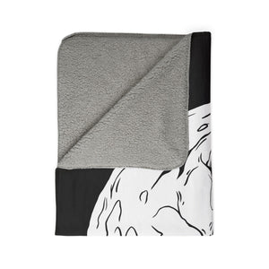 Through the Darkness Fleece Sherpa Blanket