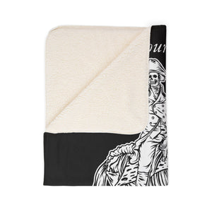 Pissed off Georgie Fleece Sherpa Blanket