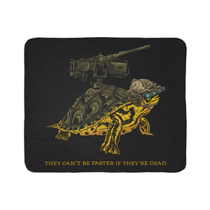 War Turtle Fleece Sherpa Blanket