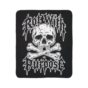Rot With Purpose Fleece Sherpa Blanket