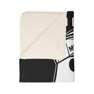 Dead Inside Fleece Sherpa Blanket