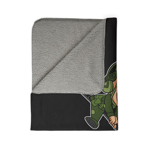 Comrade Crusher Fleece Sherpa Blanket
