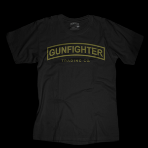 GUNFIGHTER TAB TEE - BLACK/GREEN