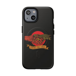Trust No One Tough Magnetic Phone Case - iPhone