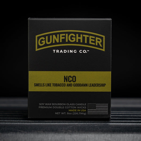 NCO CANDLE (EMBOSSED M1 GARAND)