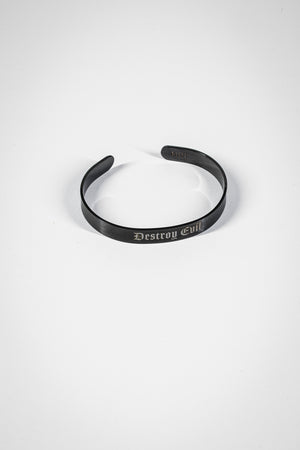 Destroy Evil Stainless Steel Cuff