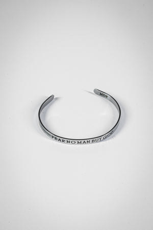 Fear No Man Stainless Steel Cuff