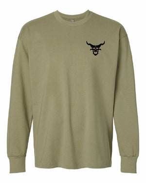 Hell is Empty Oversized Heavyweight Long Sleeve Shirt