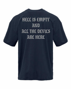 Hell is Empty Oversized Heavyweight T-shirt