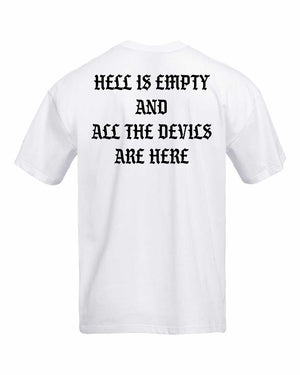 Hell is Empty Oversized Heavyweight T-shirt