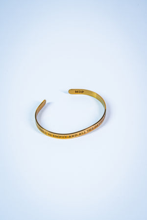 Hell is Empty Stainless Steel Cuff