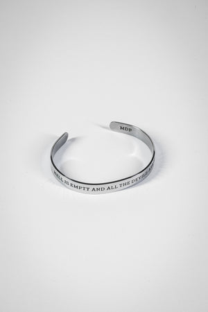Hell is Empty Stainless Steel Cuff