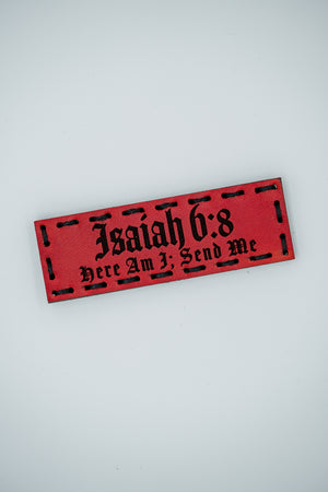 Isaiah 6:8 Leather Patch