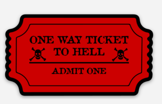 Ticket to Hell Slap