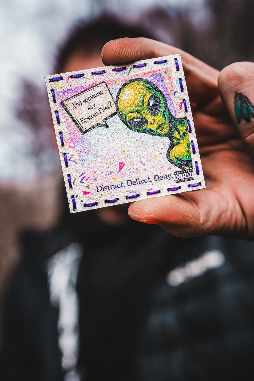 Alien Leather Patch – Moral Decay Patchwork