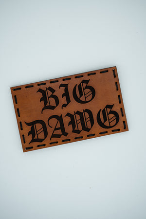 Big Dawg Leather Patch