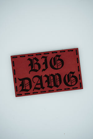 Big Dawg Leather Patch