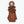 Dead Inside Leather Keychain