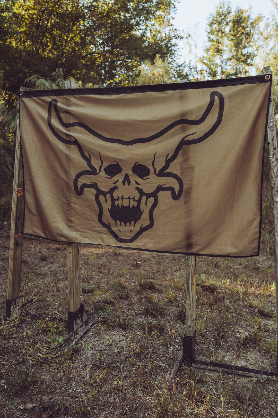 OG Demon Head Flag – Moral Decay Patchwork