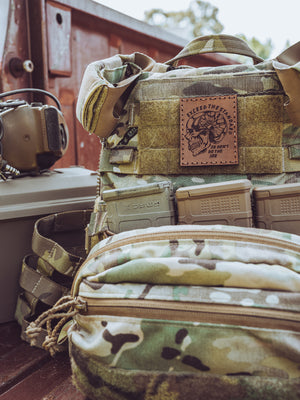 Exceed the Standard Leather Patch