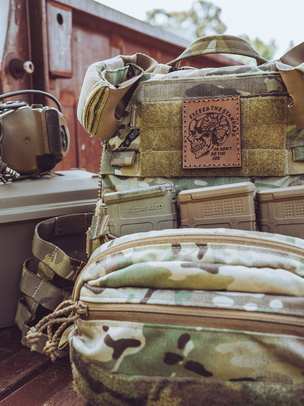 Exceed the Standard Leather Patch