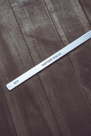 Fear No Man Aluminum Cuff