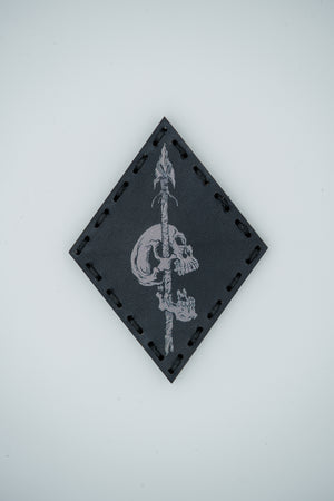 Pierced Leather Patch UV Print