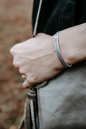 Hell is Empty Aluminum Cuff