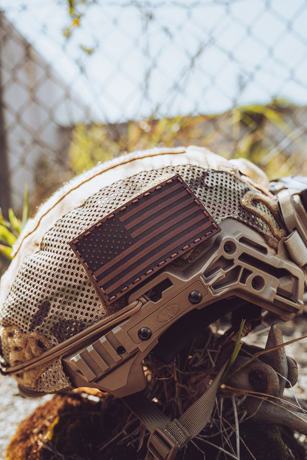 American Flag Leather Patch