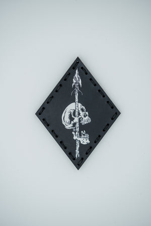 Pierced Leather Patch UV Print